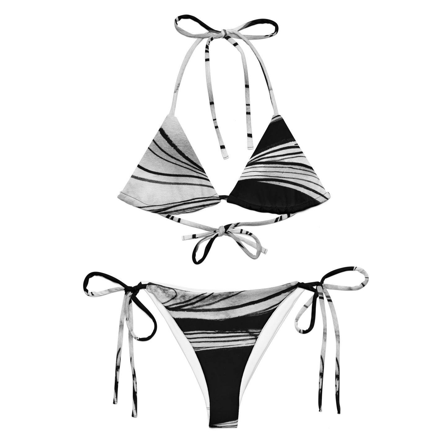 Witchy Incense Smoke All-Over Print Recycled String Bikini