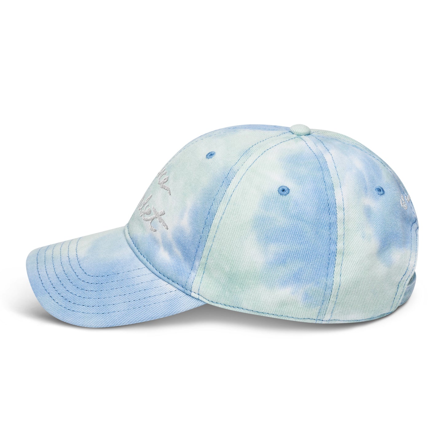 Abundance Mindset Clouds Tie-Dye Baseball Hat