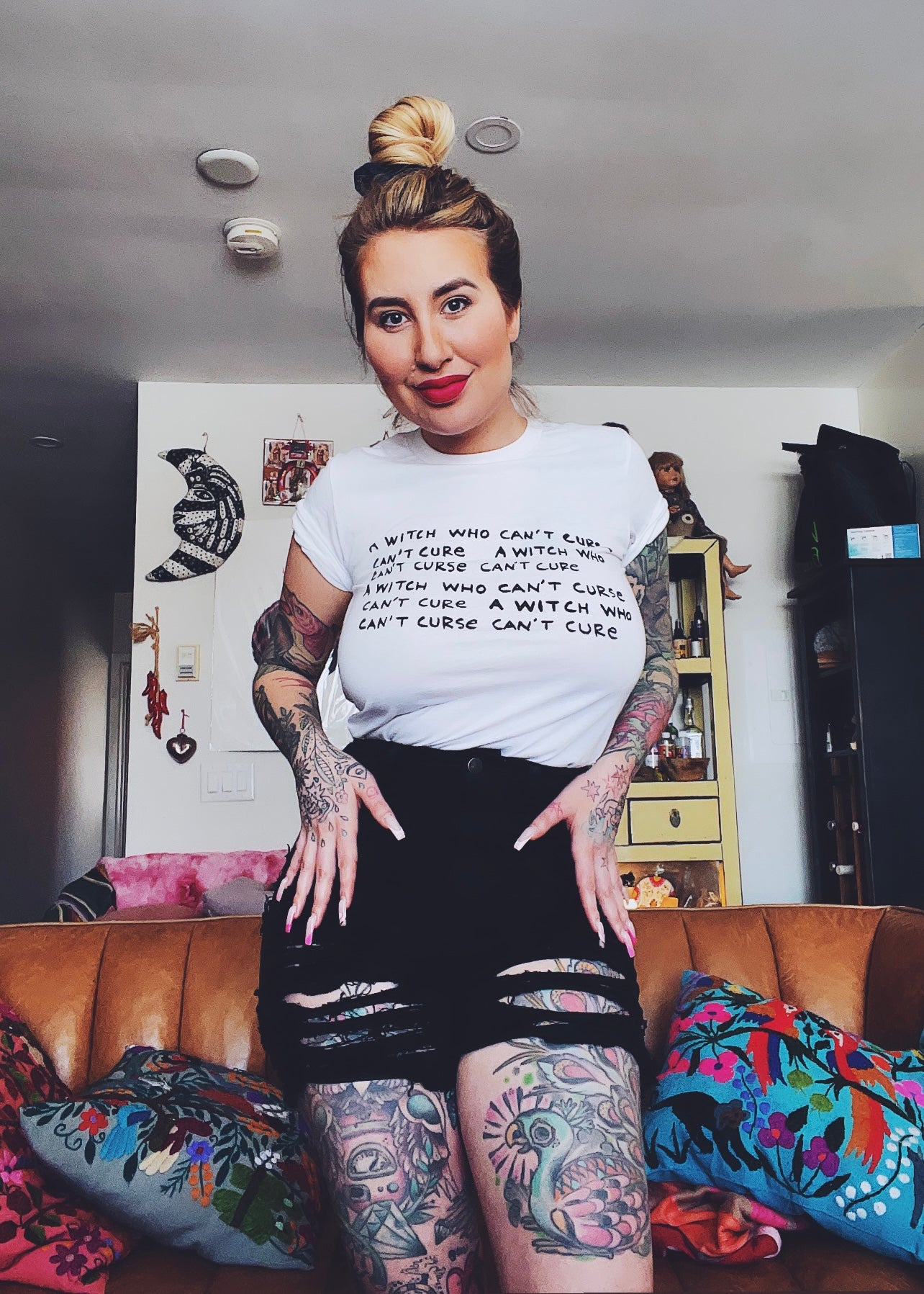 A Witch Who Can't Curse Can't Cure Unisex T-shirt