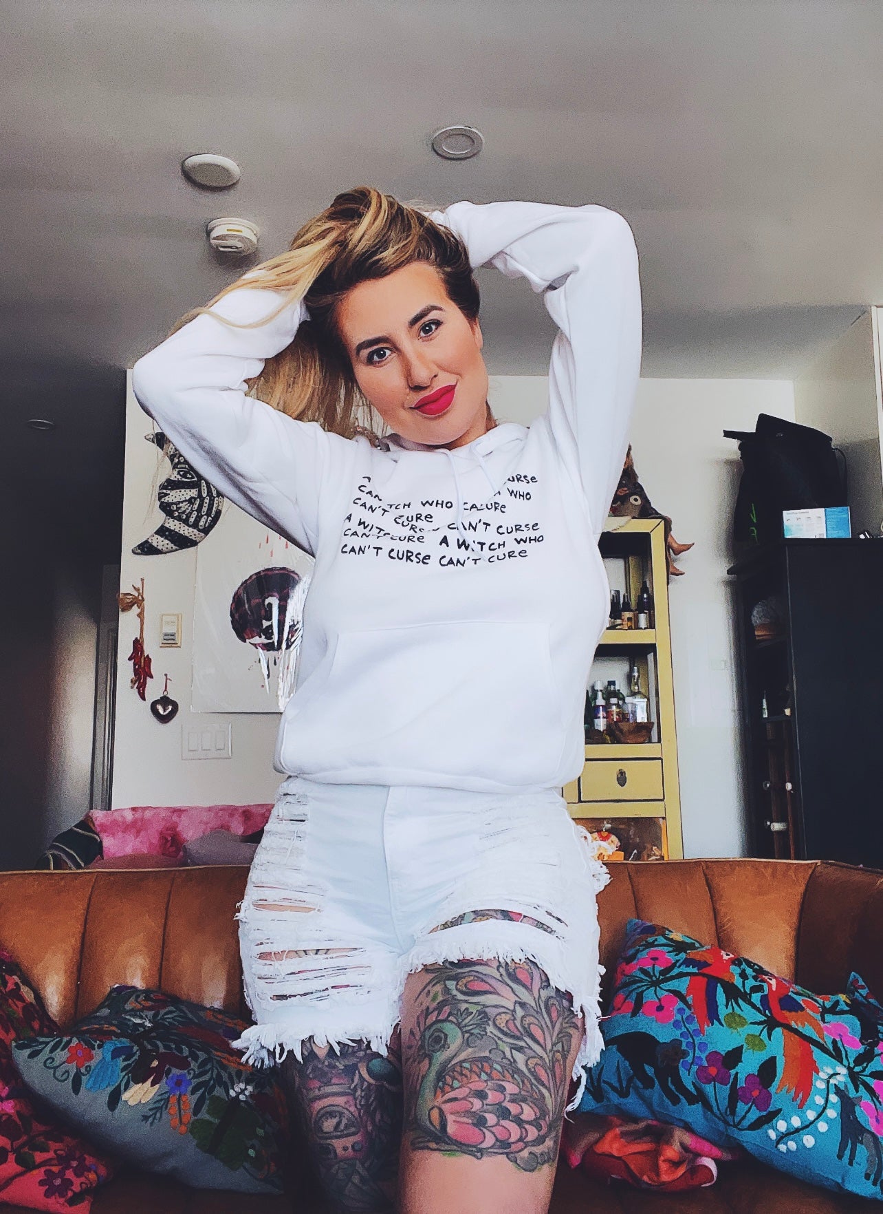 A Witch Who Can't Curse Can't Cure Unisex Hoodie