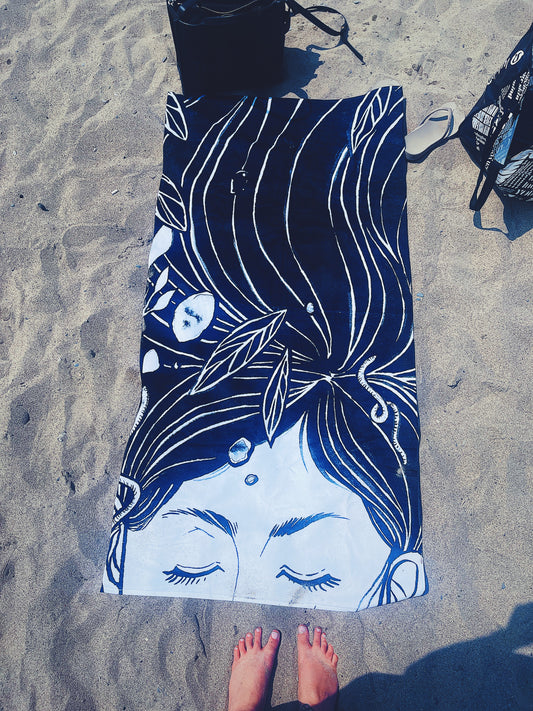 Witchy Dreams Beach Towel by Sabrina Scott